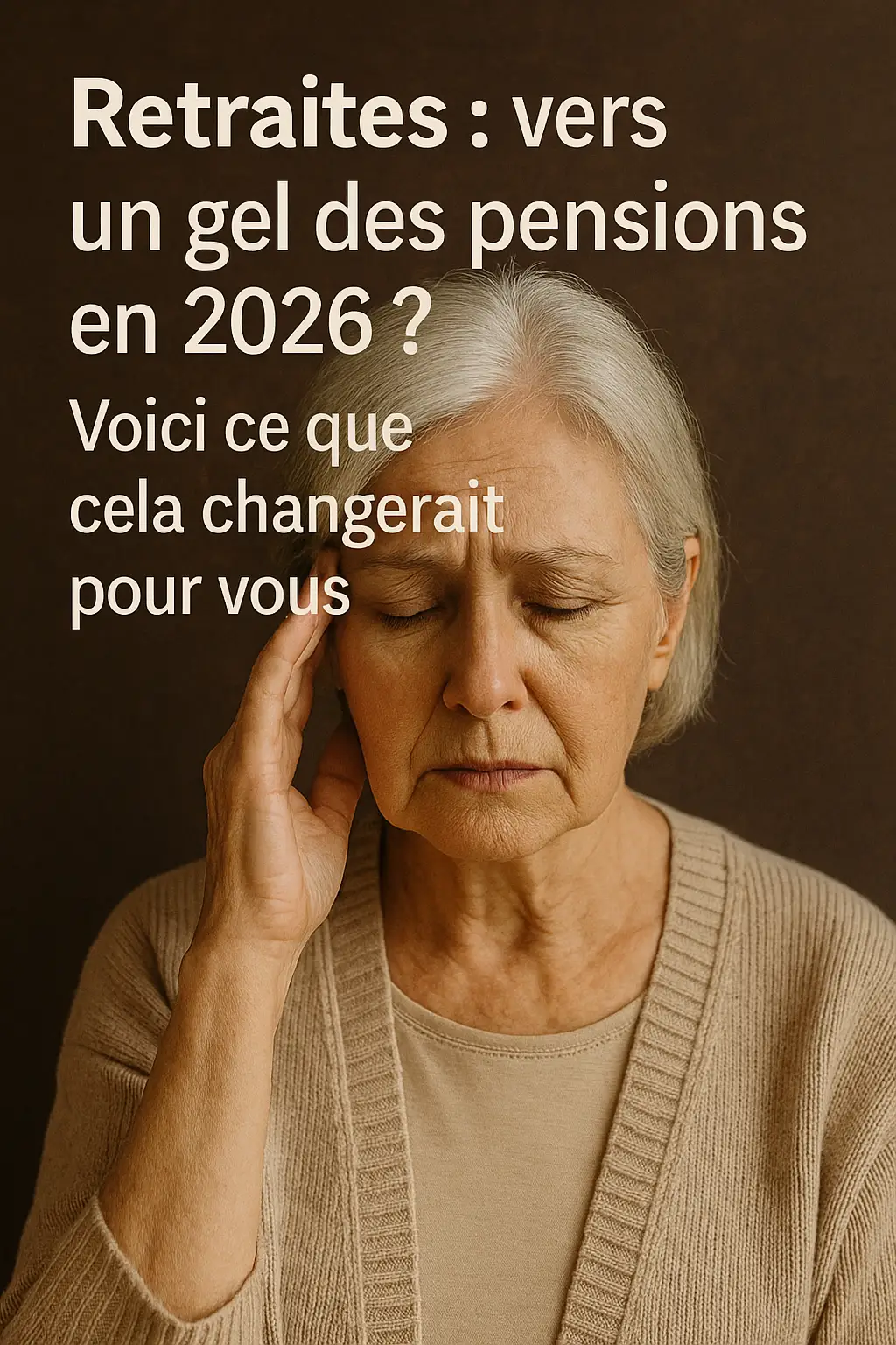 Retraites : vers un gel des pensions en 2026 ? Voici ce que cela changerait pour vous