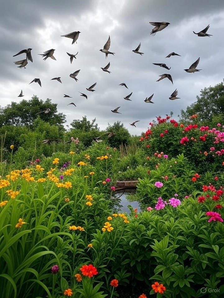 découvrez ce que signifie vraiment le comportement étrange des oiseaux dans votre jardin et apprenez à mieux comprendre leurs habitudes fascinantes.