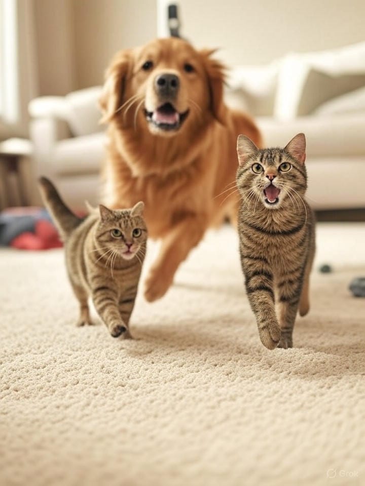 découvrez pourquoi tant d’animaux de compagnie accourent à l’activation de l’aspirateur ! cette exploration passionnante décrypte les raisons scientifiques et comportementales derrière cette réaction étonnante qui interroge de nombreux maîtres.